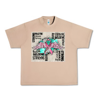 Burro cancer ribbon with angel wings Urban Heavy Tee - CowGirlArtShop