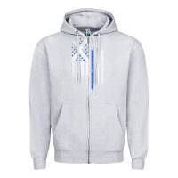 Heather Grey Scottish American Flag Combo Scotland USA Saltire Gift Zipper Hoodie - trangStudio