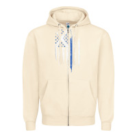 Sandshell Scottish American Flag Combo Scotland USA Saltire Gift Zipper Hoodie - trangStudio