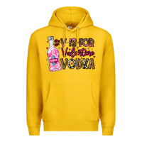 Lemon V is For Valentine Vodka Premium Hoodie - CowhideDigitalArt