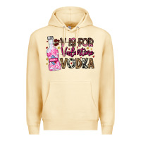 Pina Colada V is For Valentine Vodka Premium Hoodie - CowhideDigitalArt