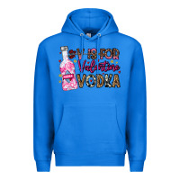 True Royal V is For Valentine Vodka Premium Hoodie - CowhideDigitalArt