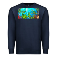 Navy lobster license plate Premium Sweatshirt - BarkalooDesign
