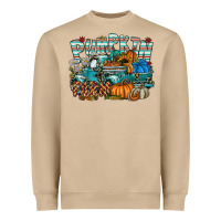 Mushroom pumpkin farm Heavyweight Sweatshirt - SublimationCraftShop