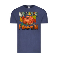 Vintage Denim whatever spices your pumpkin Vintage Tee - CowGirlArtShop