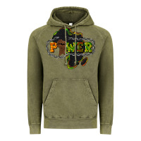 Vintage Olive Power Black History Vintage Hoodie - HowdyJamesFarm