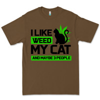 Cacao Cat Weed I Like My Cat Gift Premium Tee - Bettercallsaul