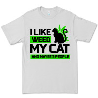 Dove Grey Cat Weed I Like My Cat Gift Premium Tee - Bettercallsaul