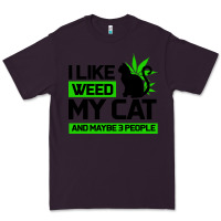 Plum Cat Weed I Like My Cat Gift Premium Tee - Bettercallsaul
