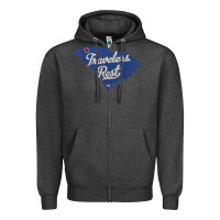 Charcoal Heather travelers rest south carolina sc map Zipper Hoodie - trangStudio