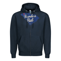 Navy travelers rest south carolina sc map Zipper Hoodie - trangStudio