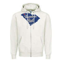 Oatmeal Heather travelers rest south carolina sc map Zipper Hoodie - trangStudio
