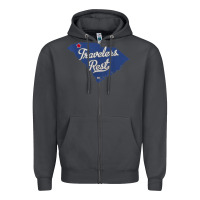 Smoke travelers rest south carolina sc map Zipper Hoodie - trangStudio