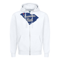 White travelers rest south carolina sc map Zipper Hoodie - trangStudio