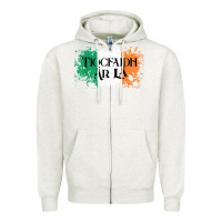 Oatmeal Heather Tiocfaidh Ar La Vintage Ireland Irish Flag Gifts For Men Zipper Hoodie - trangStudio