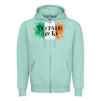 Seafoam Tiocfaidh Ar La Vintage Ireland Irish Flag Gifts For Men Zipper Hoodie - trangStudio