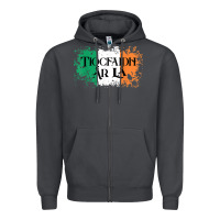 Smoke Tiocfaidh Ar La Vintage Ireland Irish Flag Gifts For Men Zipper Hoodie - trangStudio