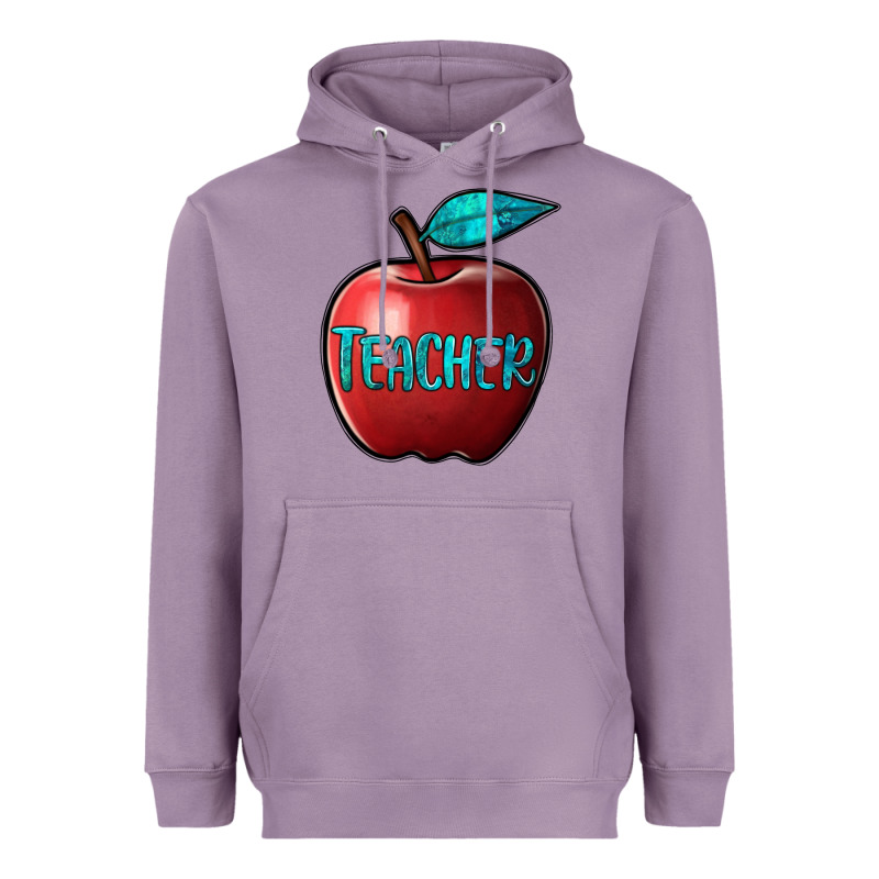 Apple Teacher Heavyweight Hoodie by BarkalooDesign | Teevron