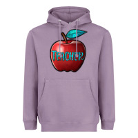 Lavender apple teacher Heavyweight Hoodie - BarkalooDesign