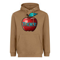 Toasted Coconut apple teacher Heavyweight Hoodie - BarkalooDesign