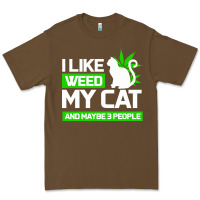 Cacao Cat Weed I Like My Cat Gift Premium Tee - Bettercallsaul