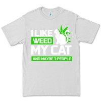 Dove Grey Cat Weed I Like My Cat Gift Premium Tee - Bettercallsaul