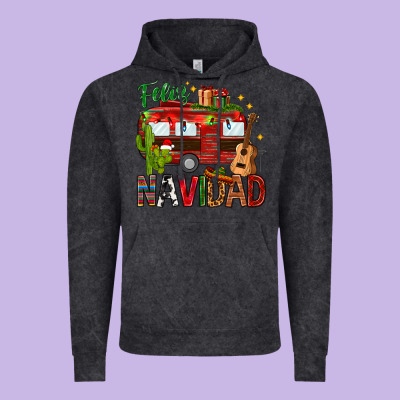 Feliz Navidad Christmas Mexico Vintage Hoodie Designed By Howdyjamesfarm
