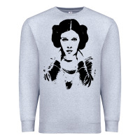 Heather Grey vintage leia Premium Sweatshirt - trangStudio
