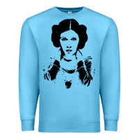 Ocean Blue vintage leia Premium Sweatshirt - trangStudio