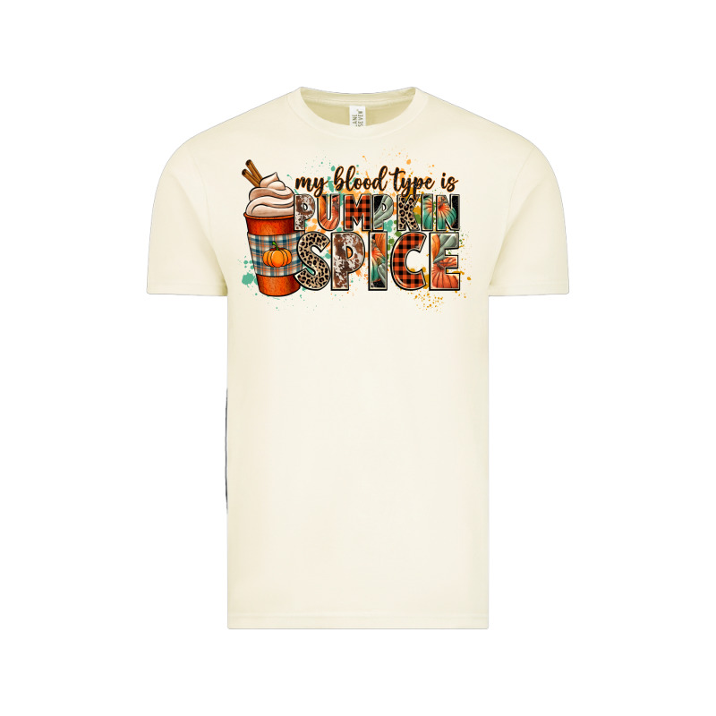 My Blood Type Is Pumpkin Spice Vintage Tee by CowGirlArtShop | Teevron