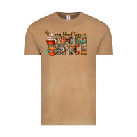 Vintage Camel my blood type is pumpkin spice Vintage Tee - CowGirlArtShop