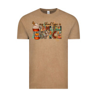 Vintage Coffee my blood type is pumpkin spice Vintage Tee - CowGirlArtShop