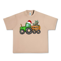Burro christmas tractor Urban Heavy Tee - CowGirlArtShop