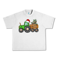 Lunar Rock christmas tractor Urban Heavy Tee - CowGirlArtShop