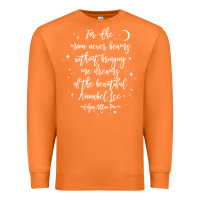Carrot edgar allan poe literary gift, annabel lee quote gothic poet t shirt Premium Sweatshirt - trangStudio