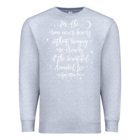 Heather Grey edgar allan poe literary gift, annabel lee quote gothic poet t shirt Premium Sweatshirt - trangStudio