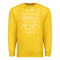 Lemon edgar allan poe literary gift, annabel lee quote gothic poet t shirt Premium Sweatshirt - trangStudio