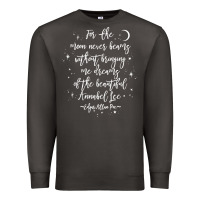 Smoke edgar allan poe literary gift, annabel lee quote gothic poet t shirt Premium Sweatshirt - trangStudio