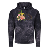 Cloud Black Crown of thorns floral Easter Vintage Hoodie - CowGirlArtShop