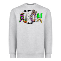 Heather Grey adon Heavyweight Sweatshirt - CowhideDigitalArt