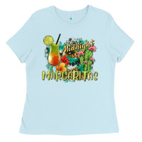 Baby Blue Midnight Margaritas Ladies Tee - texasbilliewilder