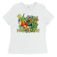 White Midnight Margaritas Ladies Tee - texasbilliewilder
