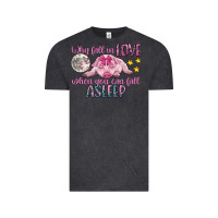 Vintage Black why fall in love when you can fall asleep Vintage Tee - CowGirlArtShop