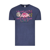 Vintage Denim why fall in love when you can fall asleep Vintage Tee - CowGirlArtShop