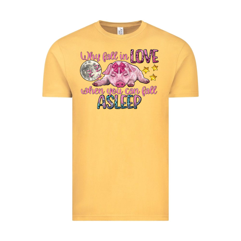 Why Fall In Love When You Can Fall Asleep Vintage Tee by CowGirlArtShop | Teevron