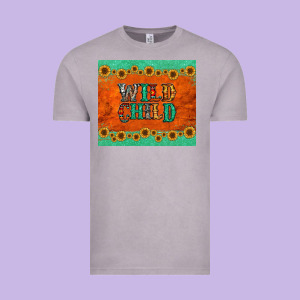 Western Wild Child Vintage Tee Designed By Jasminsmagicworld