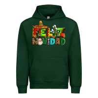 Forest Green feliz navidad sombrero Urban Hoodie - AdoDesignShop