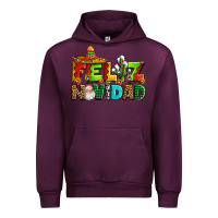 Mauve Wine feliz navidad sombrero Urban Hoodie - AdoDesignShop