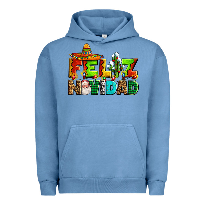 Feliz Navidad Sombrero Urban Hoodie by AdoDesignShop | Teevron