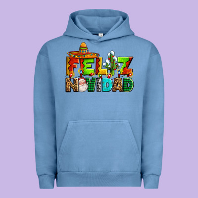 Feliz Navidad Sombrero Urban Hoodie Designed By Adodesignshop